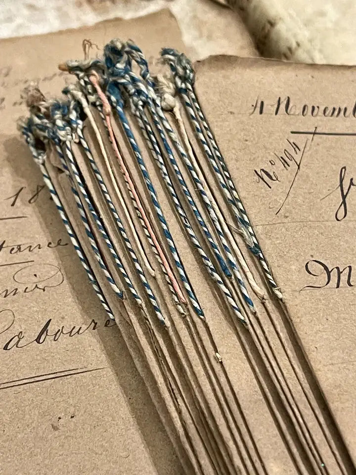 Antique 1860's French Calligraphy Pages
