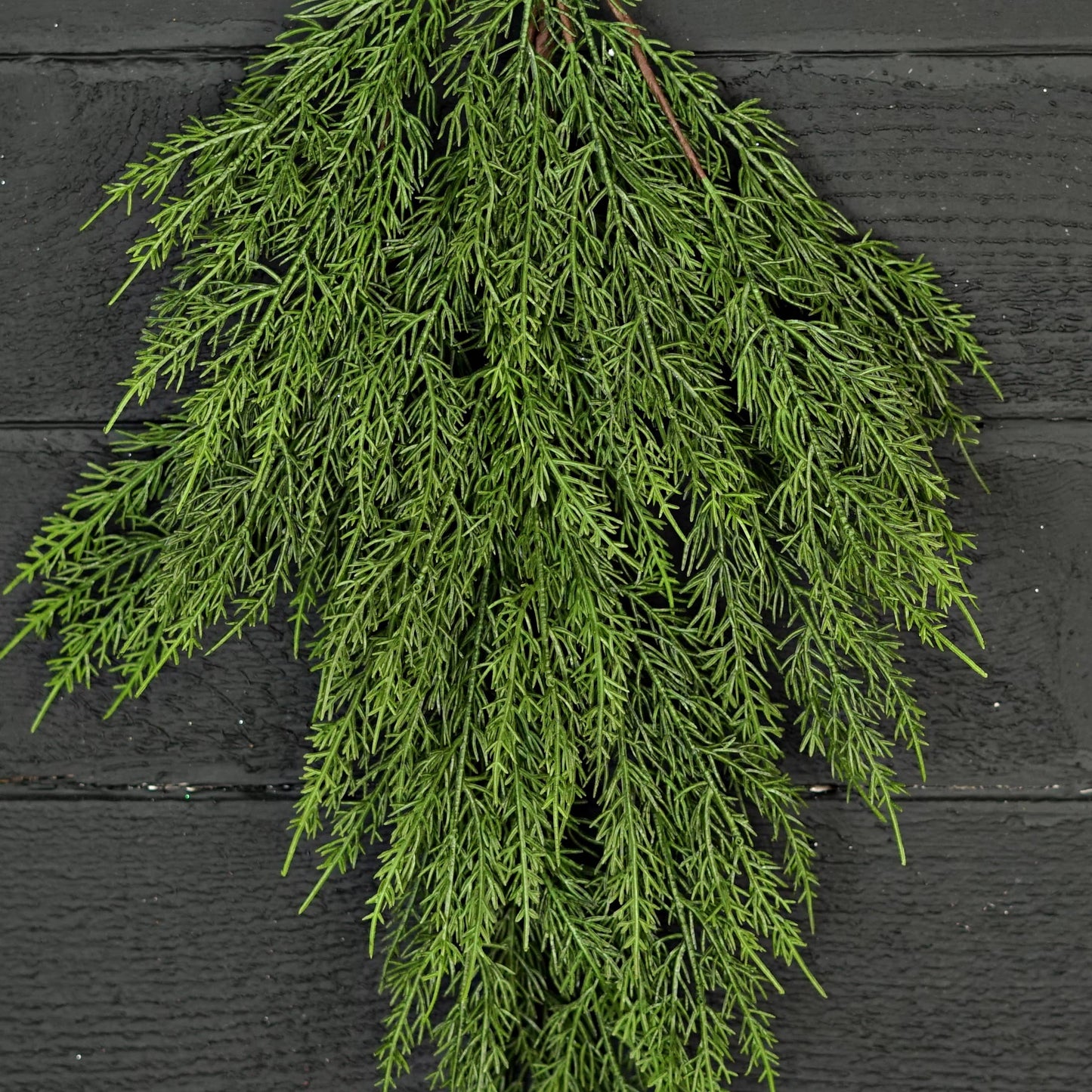 Soft Touch Evergreen Cedar Pine Teardrop Greenery