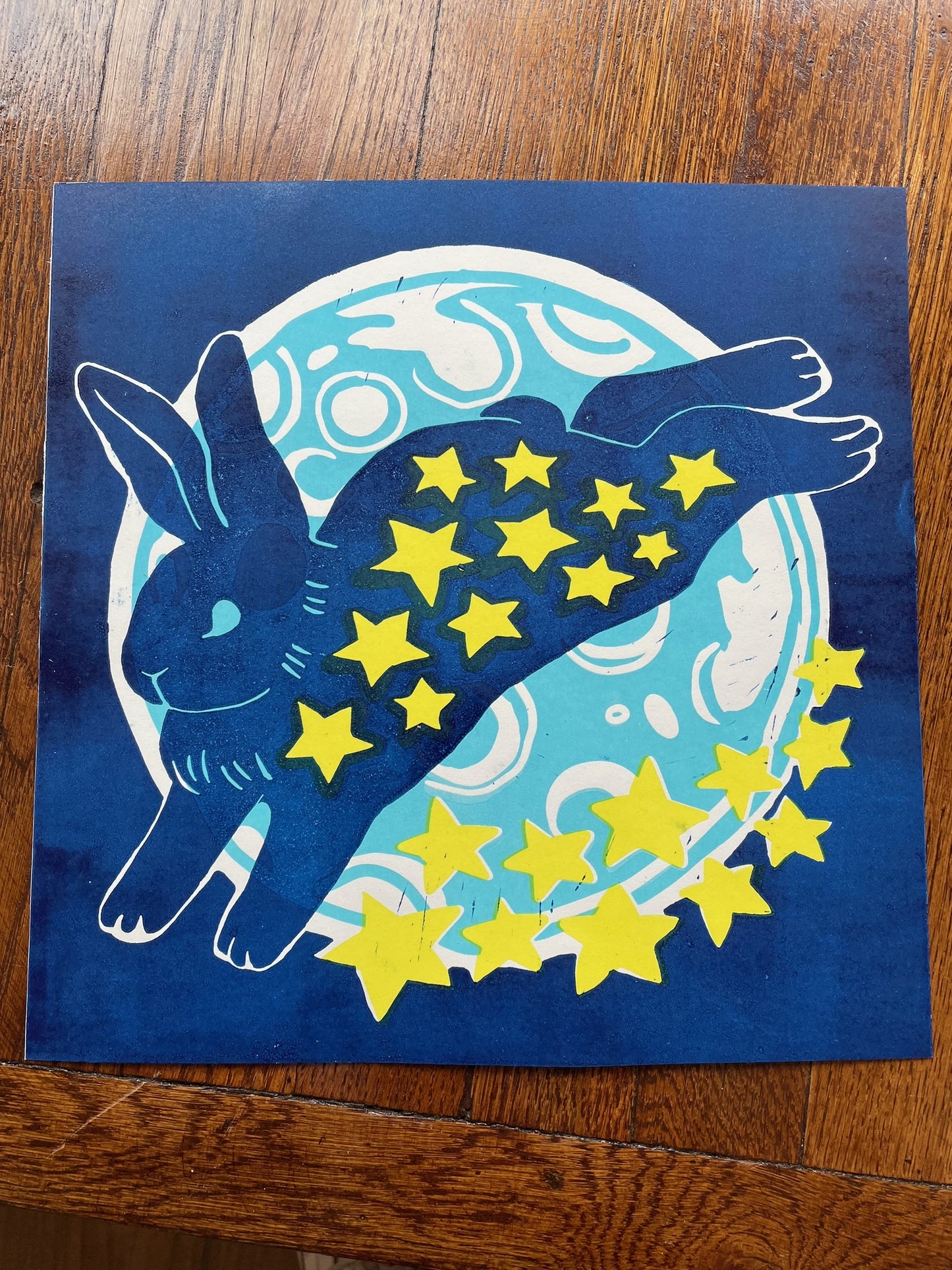 Moon Rabbit -  Art Print