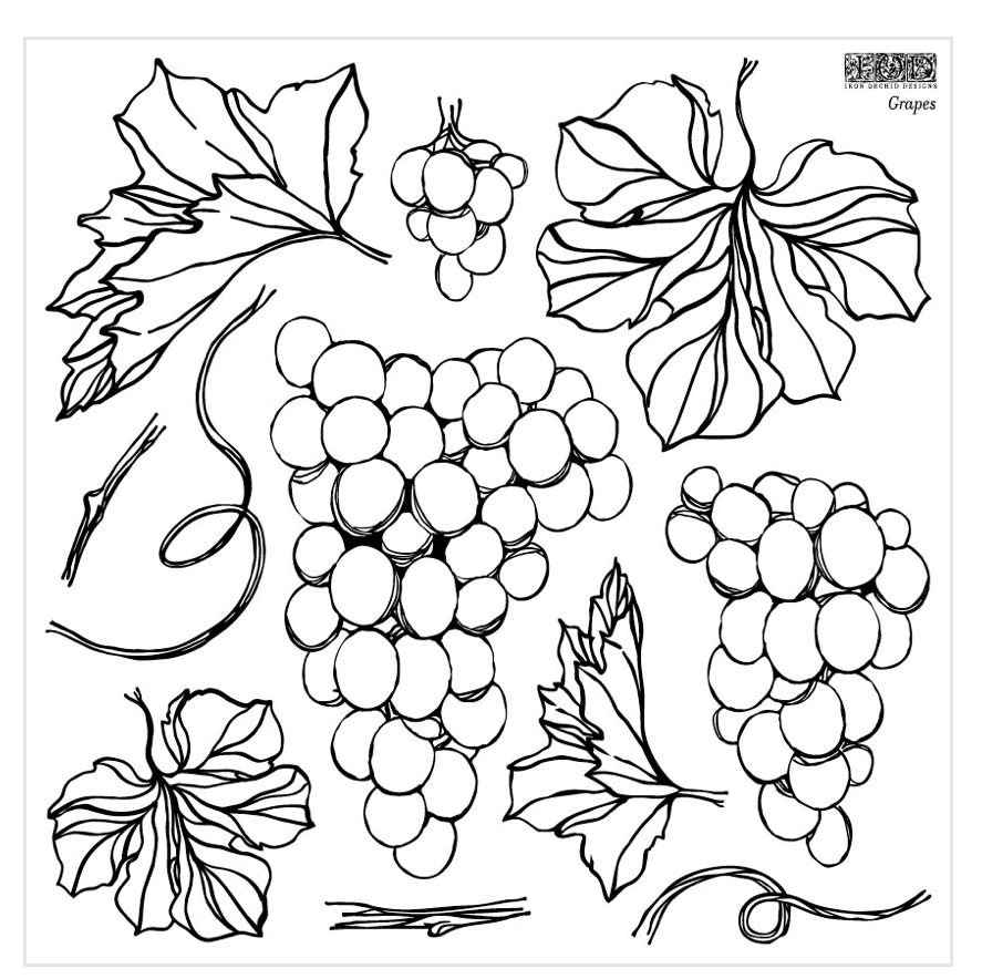 IOD Grapes Stamp