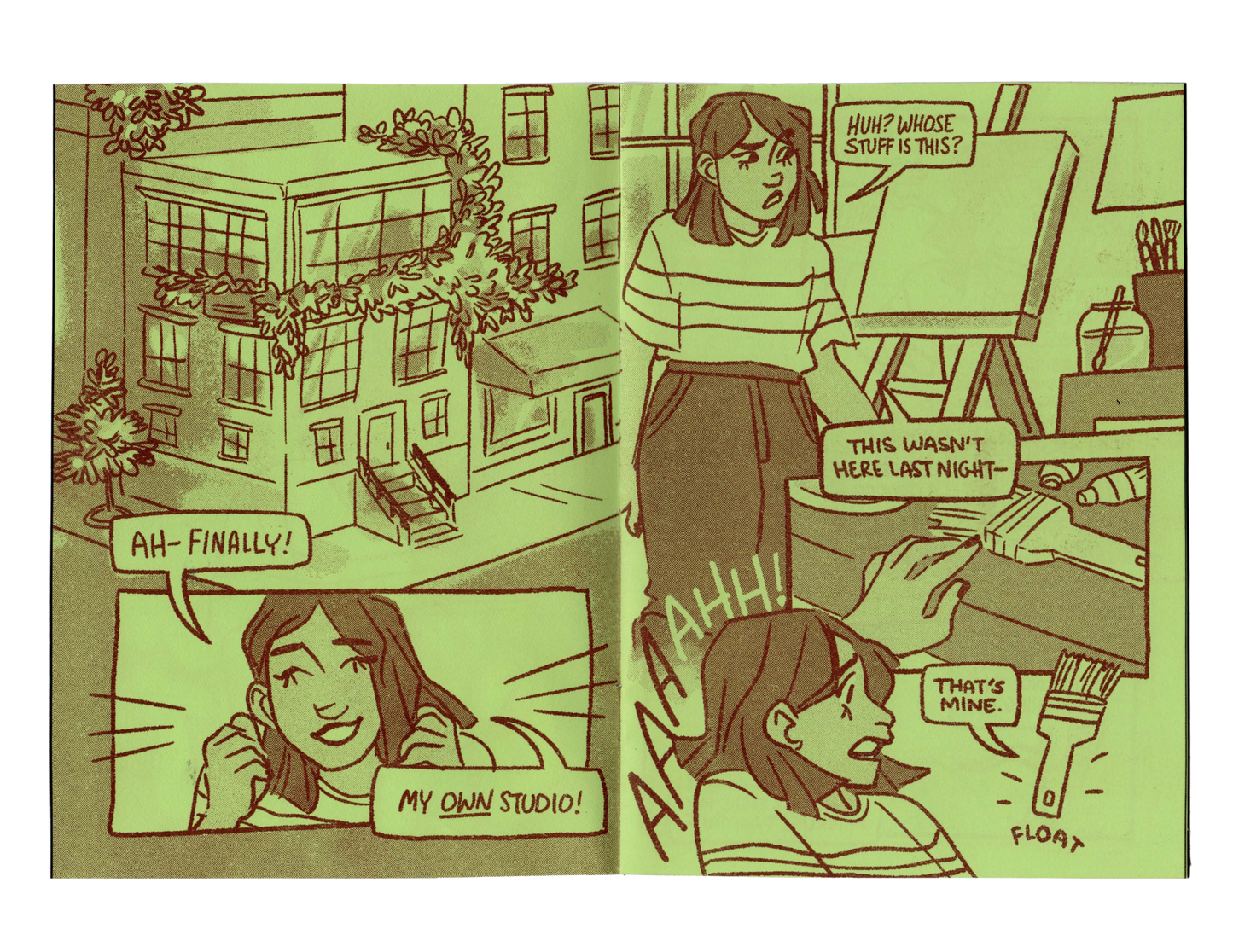 Andrea + The Ghost - Comic Zine