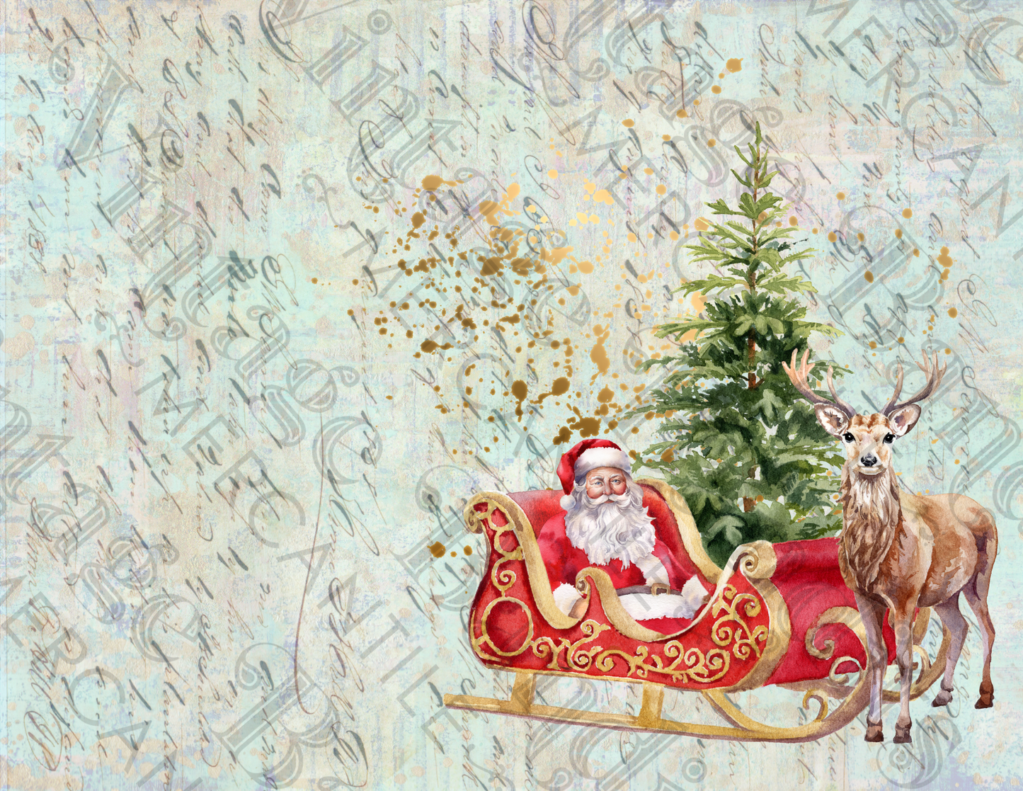 Christmas Collage - Digital File