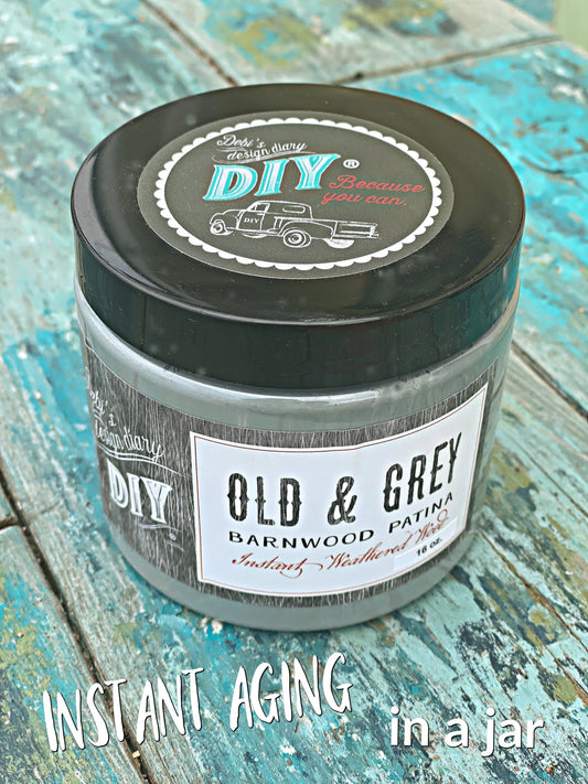 DIY Paint Old & Grey Liquid Patina