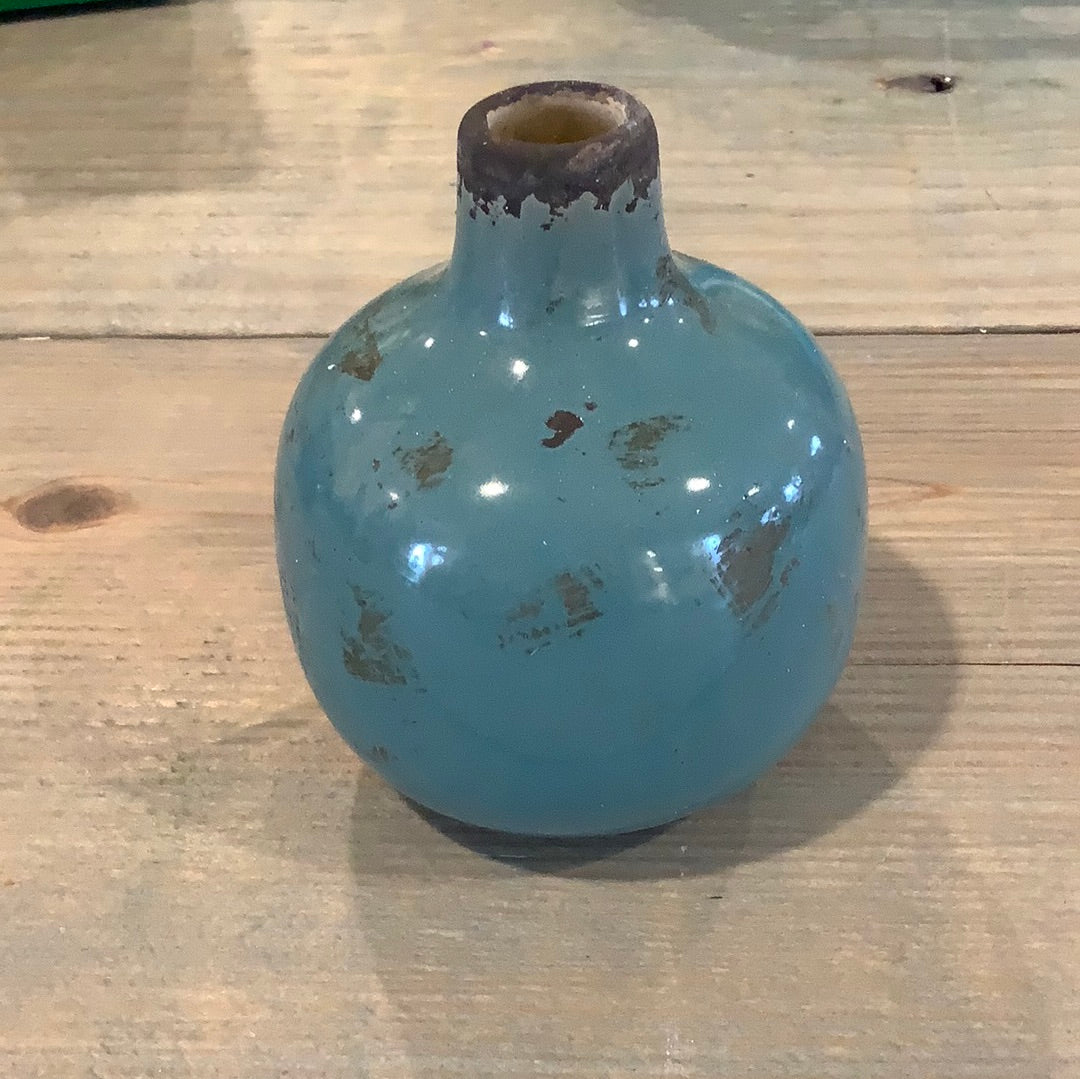 Mini vase teal