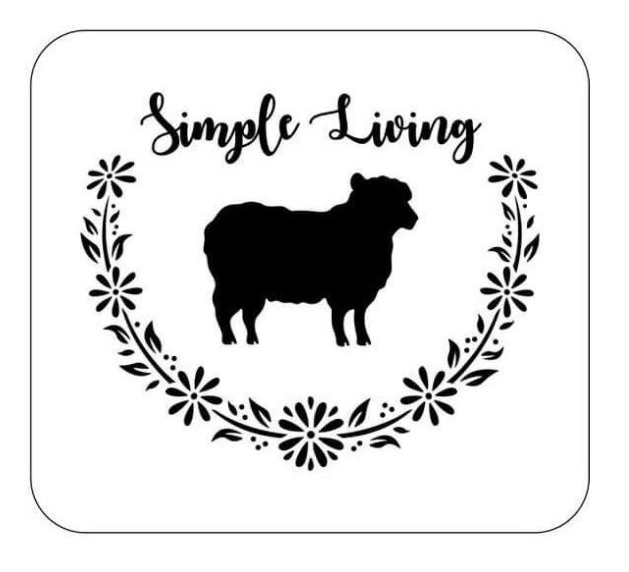 Simple Living JRV Stencil