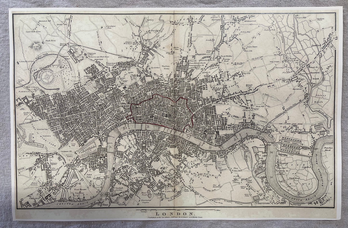 Vintage London Map #75