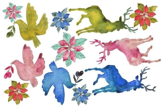 Watercolor Animals