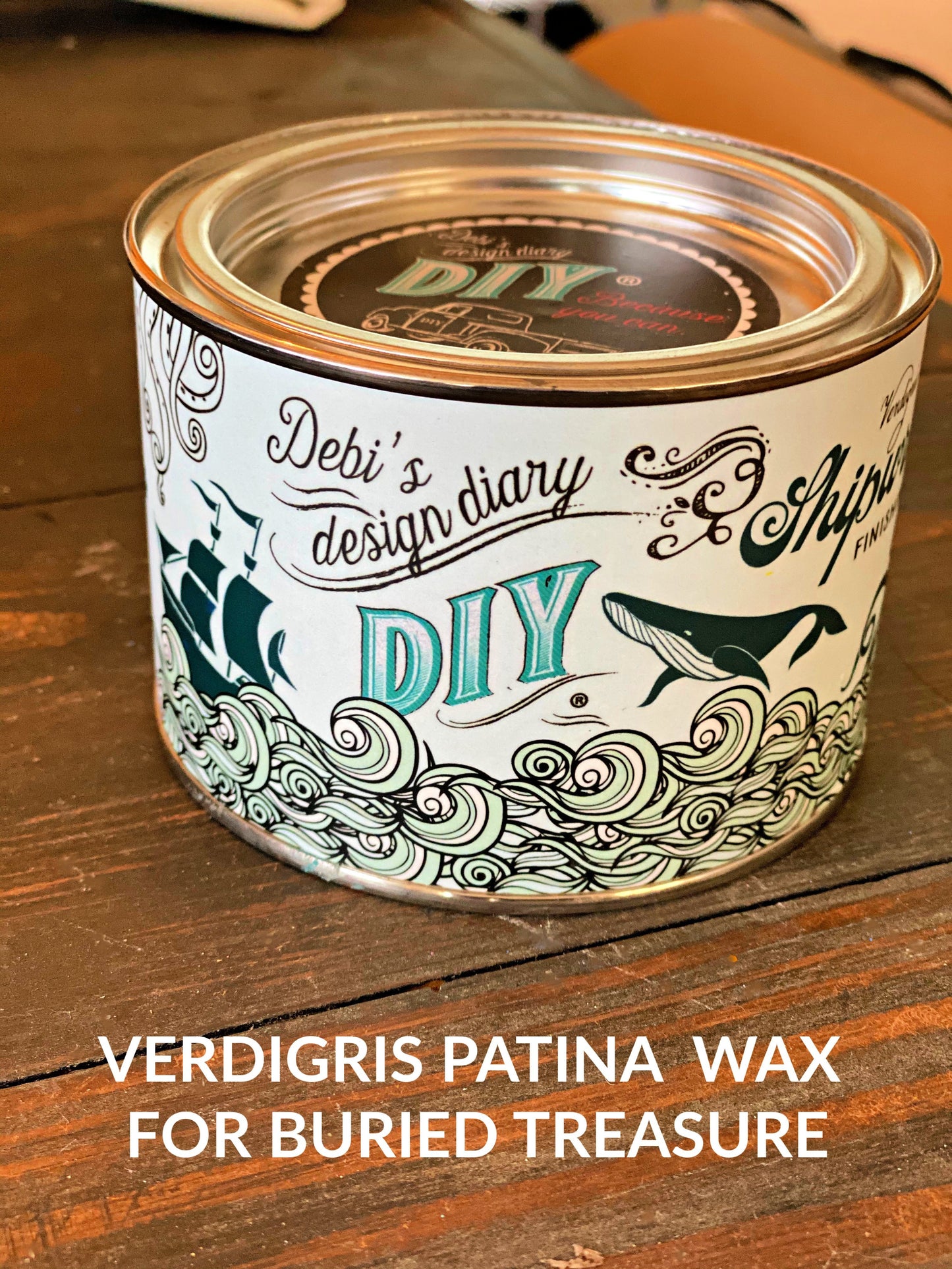 DIY Paint Verdigris Patina Wax AKA Shipwrecked